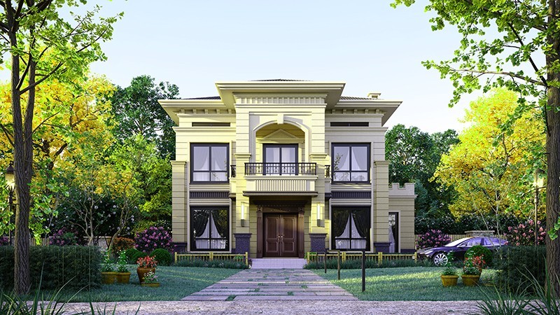 龙马潭中式合院住宅，开放庭院与邻里乡亲更亲近